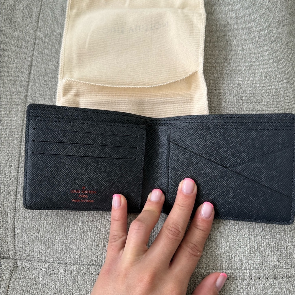 Authentic Louis Vuitton Monogram Upside Down Ink Wallet - Picture 6 of 12